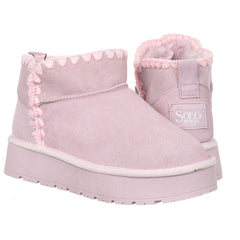 Ghete Tip UGG Solo Soprani Couture Lotus Pink