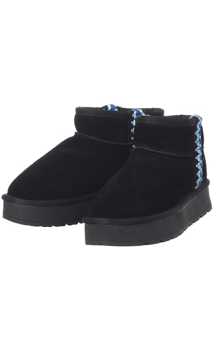 Ghete Tip UGG Solo Soprani Couture Black Trimming