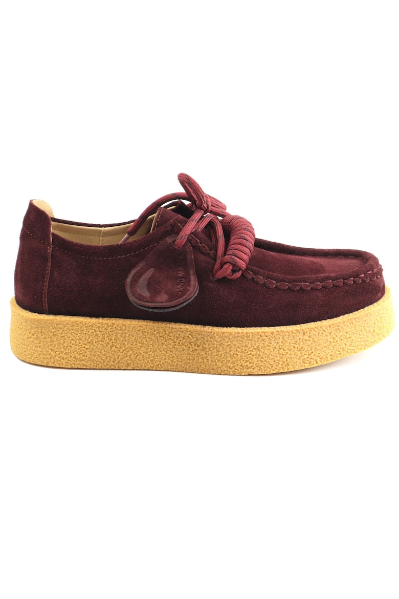 Pantofi Piele Naturala Feeling T003 Wine Red