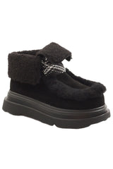 Ghete Piele Naturala Feeling M821 Black