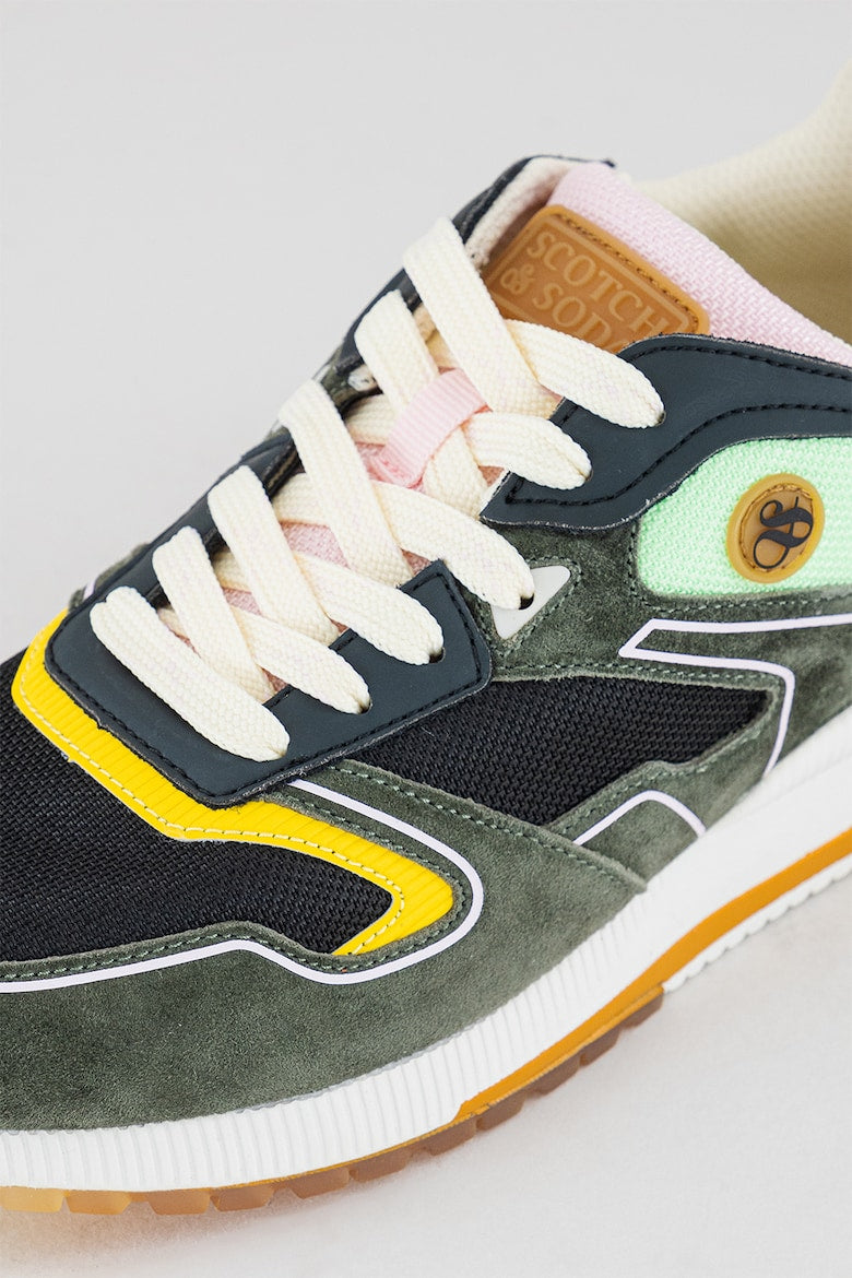 Sneakers Piele Naturala Scotch & Soda Dark Green