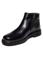 Ghete Piele Naturala Kodek-05 Black Parrotto