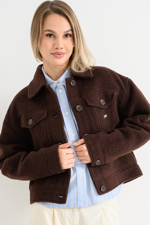 Jachetă din amestec de lână - Tommy Jeans