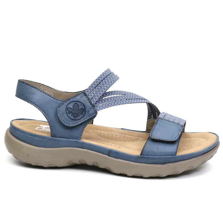 Sandale Rieker Antistress 64870-14 Blu
