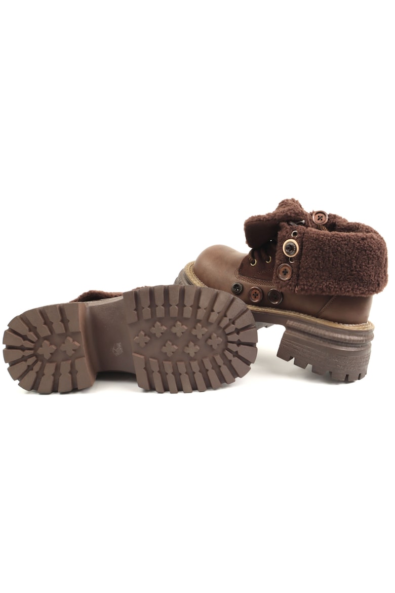Ghete Piele Naturala Feeling 8808 Brown