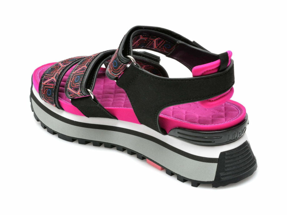 LIU JO Sandale Maxi Wonder 7 Black Pink