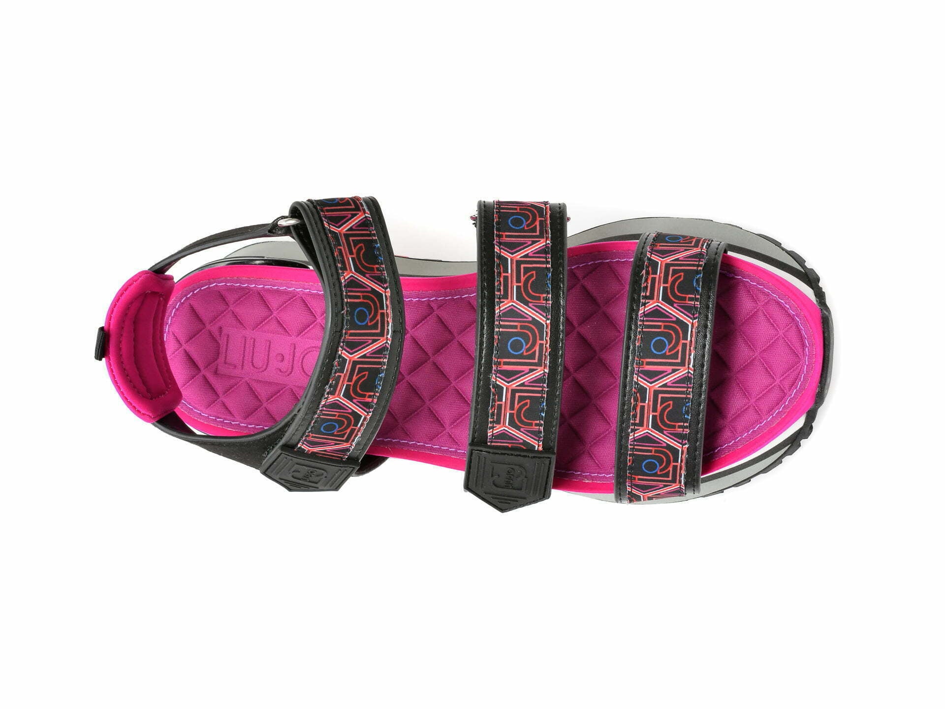 LIU JO Sandale Maxi Wonder 7 Black Pink