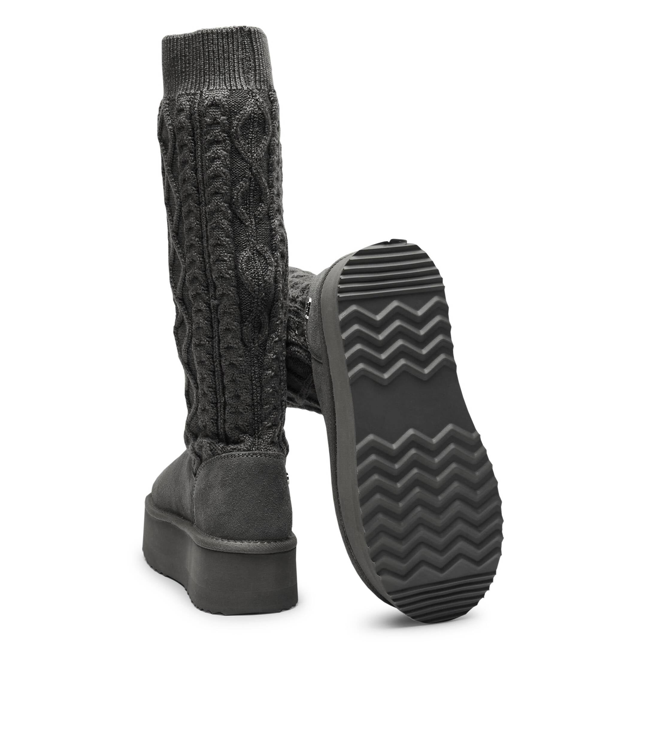 CIZME Liu Jo Jane 07 Wool Cow Suede Grey