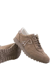 Pantofi Sport Piele Naturala Abra F002-654 KHAKI SUEDE