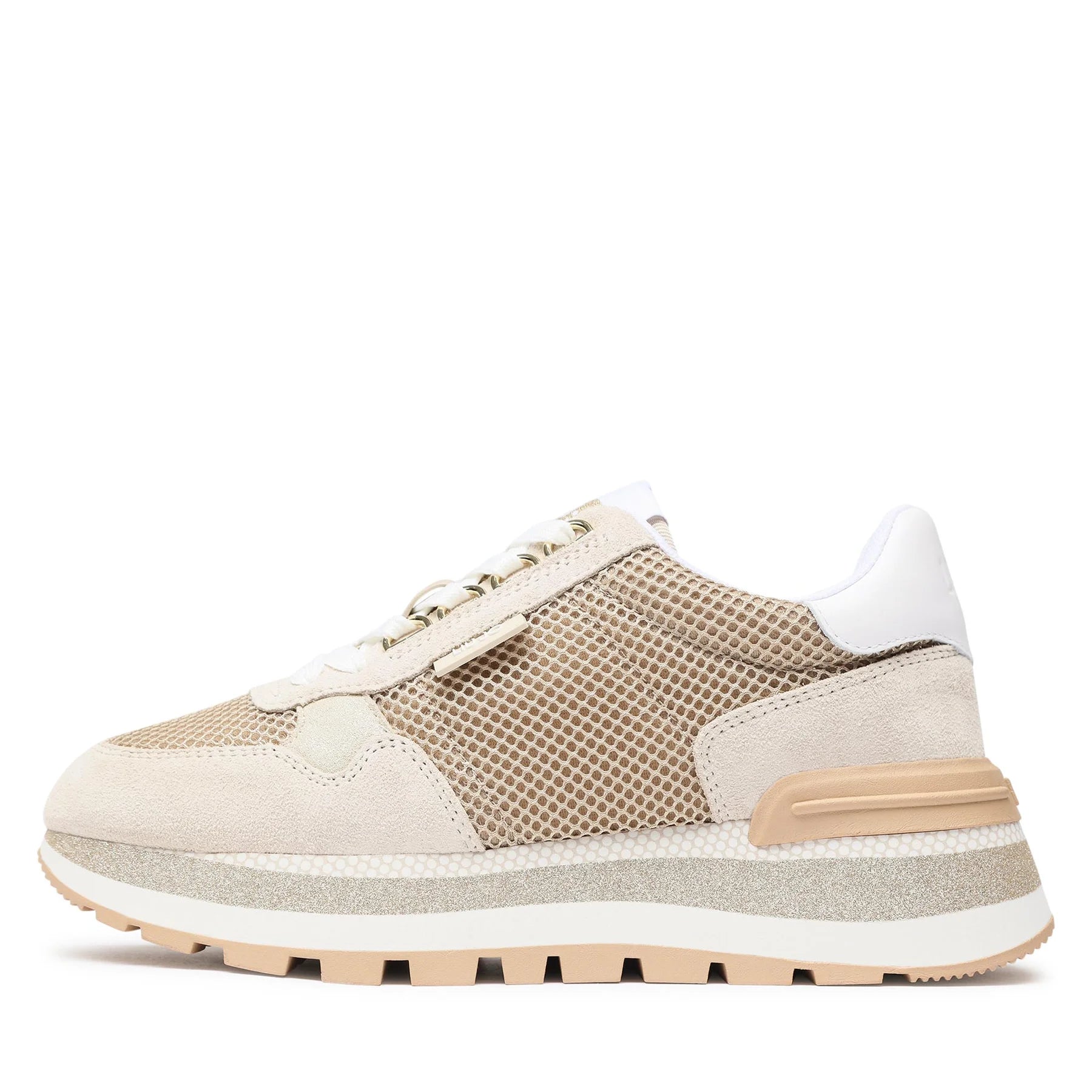 Liu Jo Amazing 10 SNEAKER COW SUEDE/MESH Sand