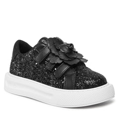 LIU JO KYLIE CHIC 612 Sneaker Glitter Spreanding Black