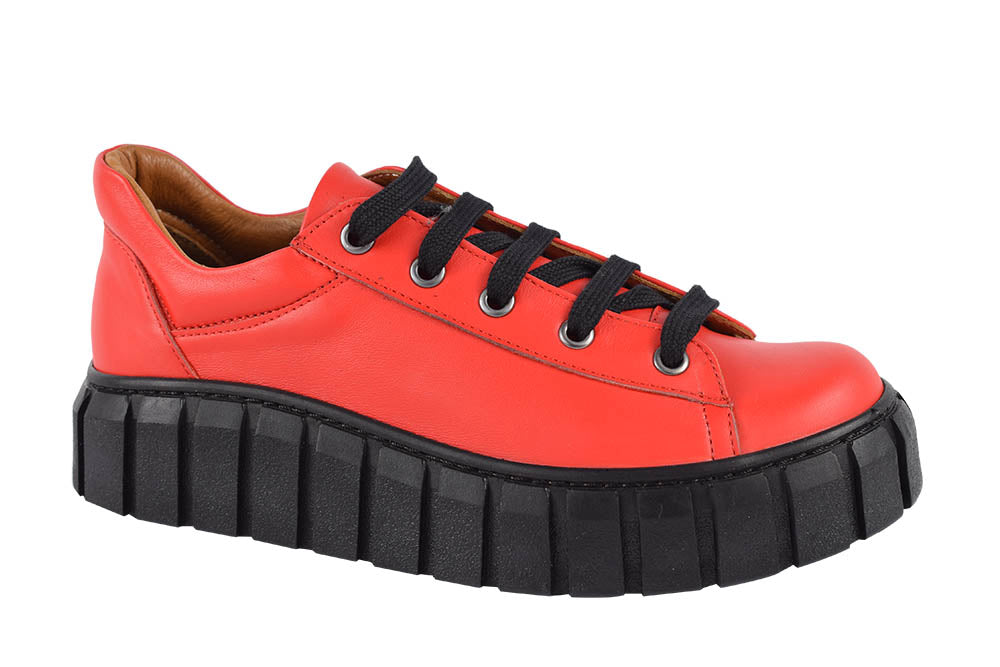 Pantofi Dama Piele Naturalal Dezi Red