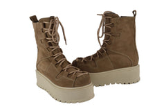 Ghete Piele Naturala Elly.B Cappuccino