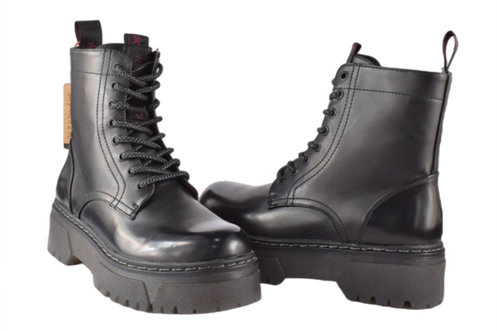 Ghete piele Naturala Wrangler Picadilly Hi Polished