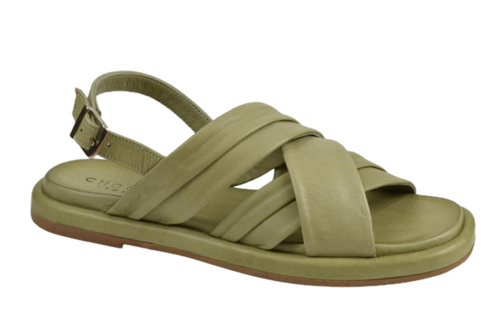 Sandale Piele Naturala Nancy Olive