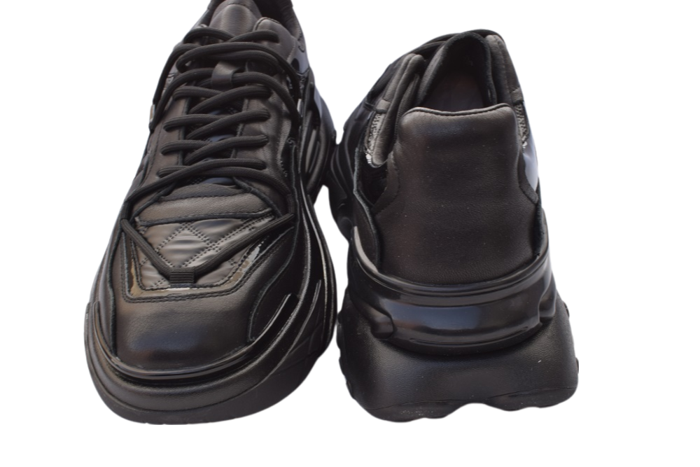 Sneakers Piele Naturala BL-M4 Black