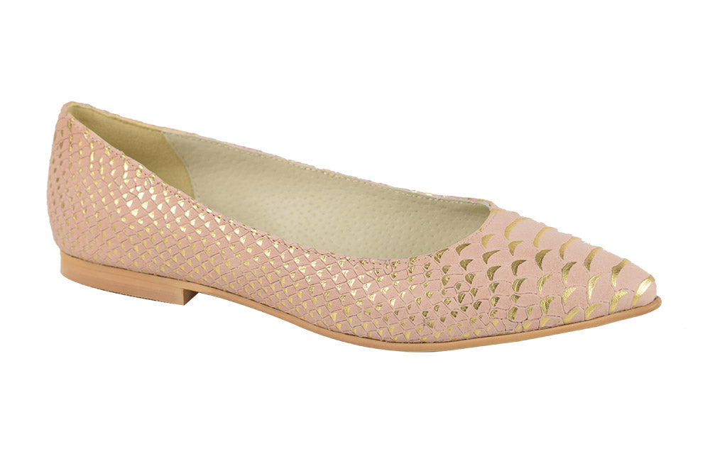 Balerini Dama 249 Gold Croco