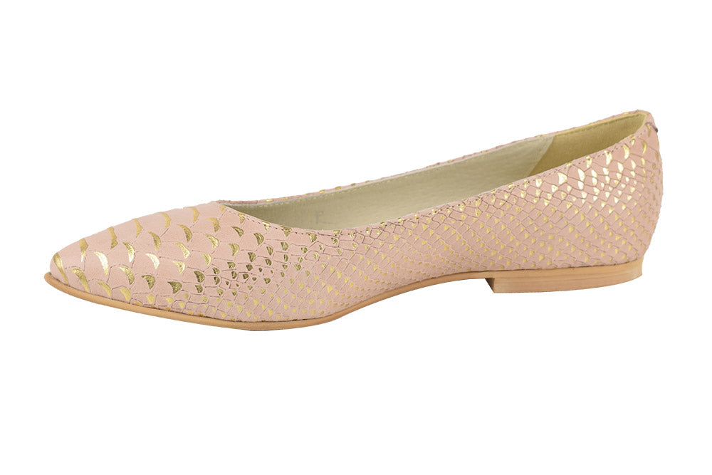 Balerini Dama 249 Gold Croco