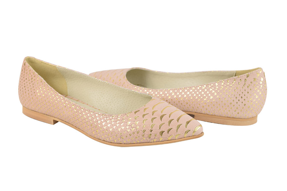 Balerini Dama 249 Gold Croco