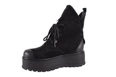 Ghete Piele Naturala Desiree Cam Black