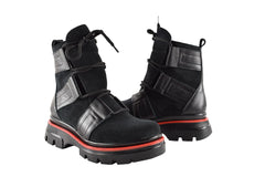Ghete Piele Naturala Republic Black